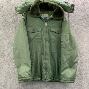 Vintage Sears Jacket Womens Large Top Green*